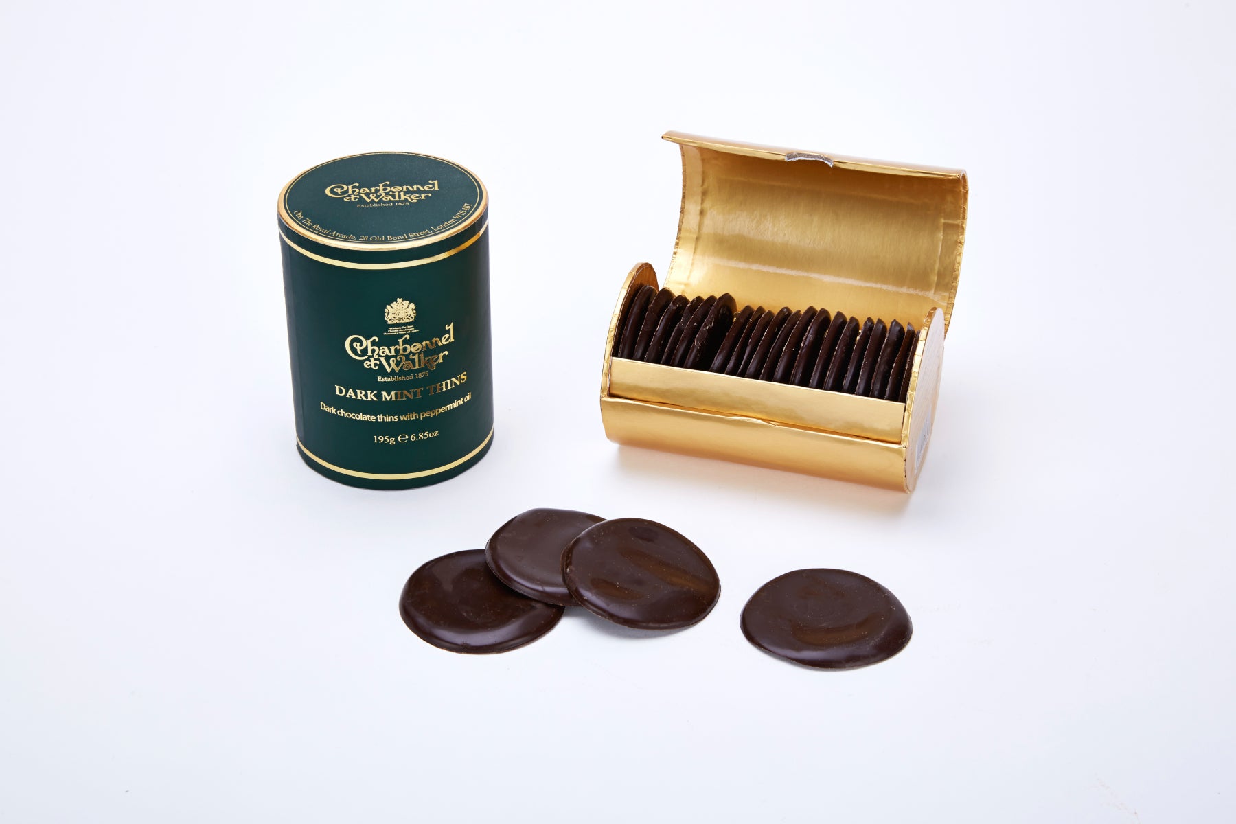 Dark Chocolate Mint Thins 200g – Charbonnel et Walker