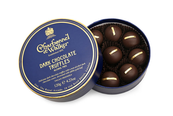 Dark Chocolate Truffles with edible Gold Leaf 120g