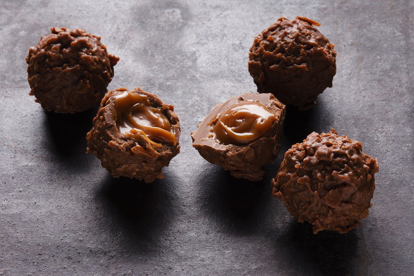 Milk Sea Salt Caramel Praline Truffles 100g