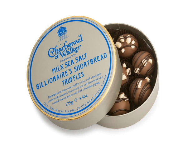 Milk Sea Salt Billionaire Shortbread Truffles 125g
