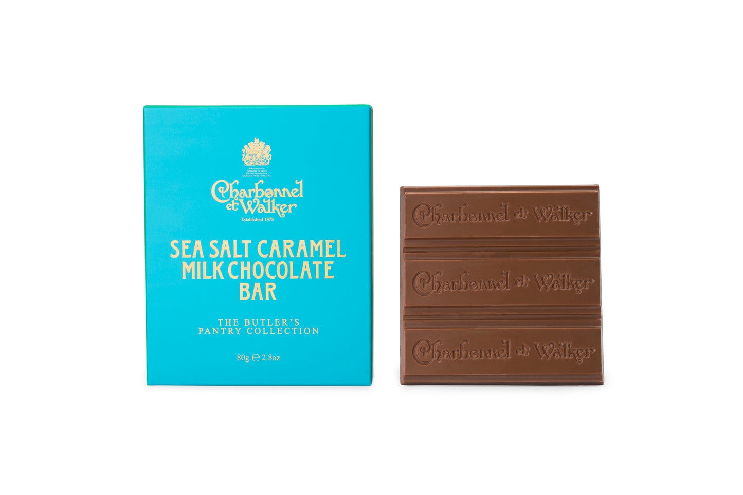Milk Sea Salt Caramel Chocolate ‘Butler’ bar 80g