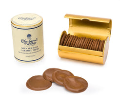 Milk Chocolate Thins with Caramel & Sea Salt 200g